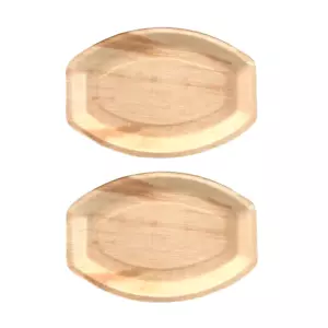 Creative Coop DF4294 Dried Areca Palm Leaf Dinner Plates Set of 6 - Picture 1 of 2