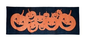 Midnight Market Halloween Pumpkin Table Runner- NWT - Picture 1 of 2