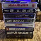 Lot de 8 cassettes rock serpent blanc, Billy Joel, Bob Seger, Bryan Adams 