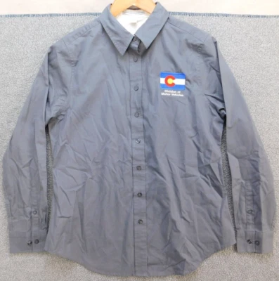 Camisa uniforme Colorado DMV para mujer M con botones manga larga Foto 1 de 4