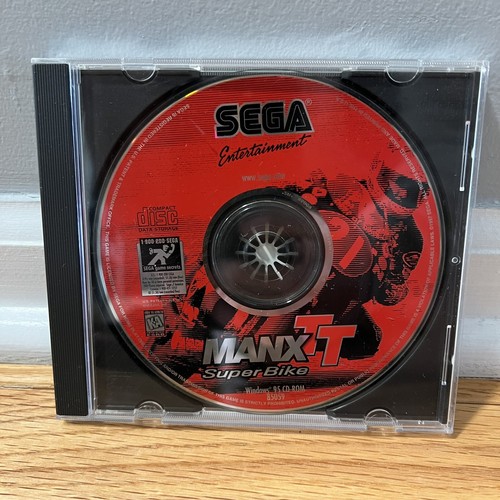 Vintage Sega Manx TT SuperBike PC CD Game US Retail Store Edition GC