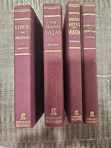 H. A. Ironside Bible Commentaries Lot Of 4 Hardcover All 1st Edition Loizeaux - Picture 1 of 15