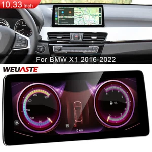 Reproductor GPS para coche navegación de video pantalla de 10,33 pulgadas Carplay inalámbrico para BMW X1 2016-2022 - Imagen 1 de 12