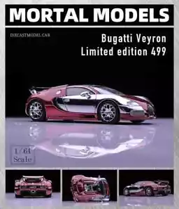 1:64 Mortal Bugatti Veyron Super Sport Hobby Diecast Toys Car Models Collection - Picture 1 of 16