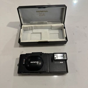 Olympus XA Vintage 35mm Film Camera With A16 Flash - As is - untested - Picture 1 of 12