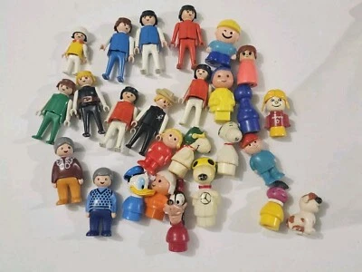 Винтажные фигурки Playmates Li'l People Little People Playmobile Sesame Street - Изображение 1 из 4