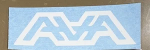 Angels and Airwaves White AVA Logo Vinyl Decal Sticker 6 1/2"  - Picture 1 of 1