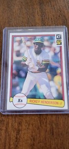 💥⚾️ 1982 Donruss Rickey Henderson Card #113 HOF Oakland Athletics ⚾️💥