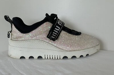Zapatillas MIU MIU Plataforma Brillo EU 36.5/US 6.5 Foto 1 de 4