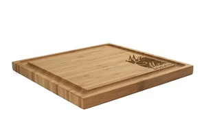 Personalized Engraved Bamboo Wood Cutting Board - Engagement Couple Wedding Gift - Picture 1 of 11