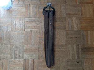 Antique Clothes Drying Rack Vintage Drier 8 Arm Wall Mount pat July 4 1899 - Picture 1 of 2