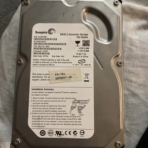 Unidad de disco duro Sata Seagate ST3160212SCE 9BE112-160 FW:3.ACF TK 160 GB 3,5 - Imagen 1 de 1