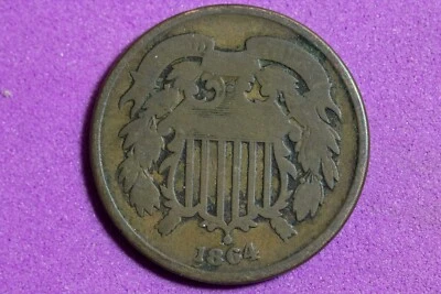 ESTATE FIND 1864 Two Cent Piece #M10142 - Image 1 of 2