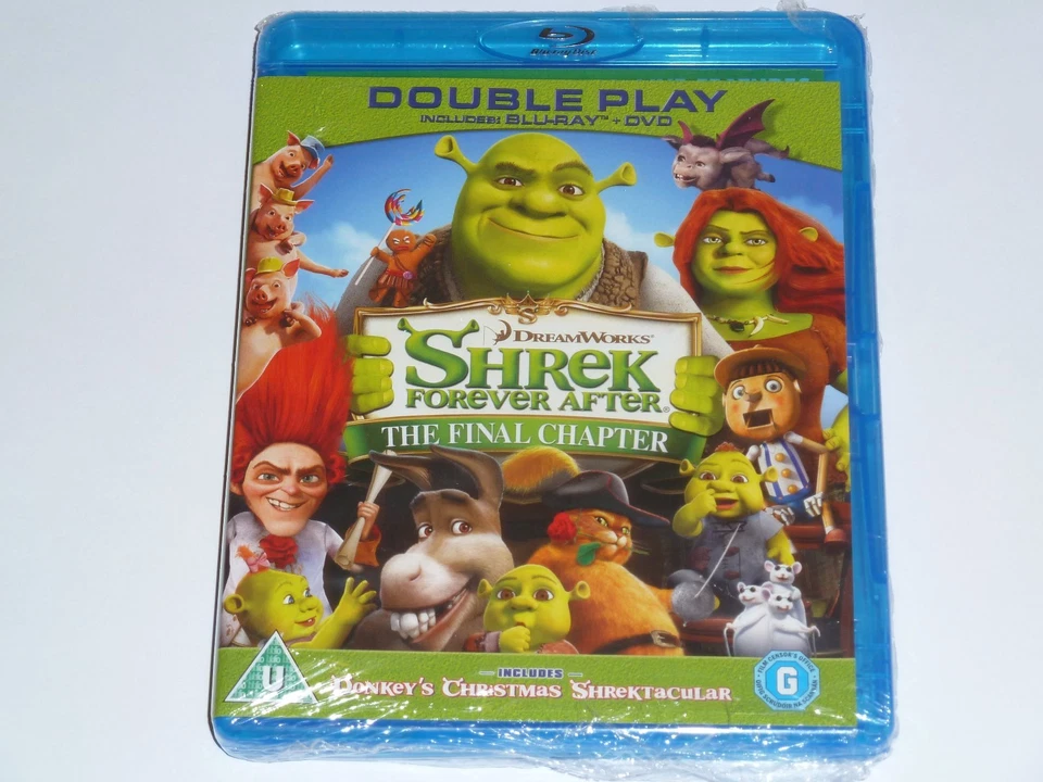 SHREK FOREVER AFTER UK 2 DISC BLU RAY & DVD NEW AND SEALED (2010)  - Image 1 of 1