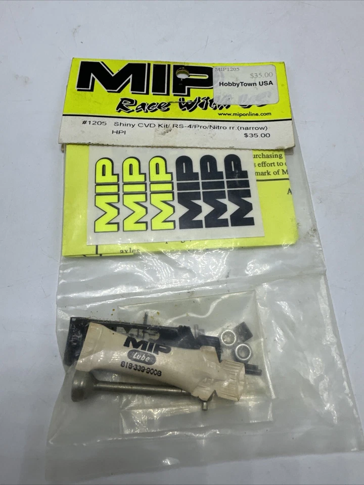 MIP Racing #1205 Shiny CVD Kit RS-4 Pro Nitro Narrow New Old Stock Rare - Image 1 of 4