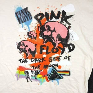 NWOT PINK FLOYD Dark Side of the Moon CAMISETA GRÁFICA DE ALGODÓN Talla M Tan - Imagen 1 de 5