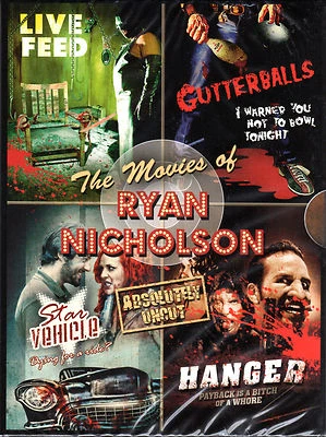 Movies of Ryan Nicholson Collection , 100% uncut , Gutterballs , Star Vehicle - Image 1 of 2