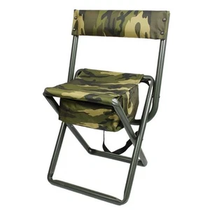 Deluxe Camo Stool w/ Pouch Back - Woodland Camo 4578 Rothco - Foto 1 di 1