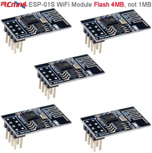 5pcs ESP8266 ESP-01 ESP-01S WiFi Wireless Module 4MB Flash for Arduino - Picture 1 of 6