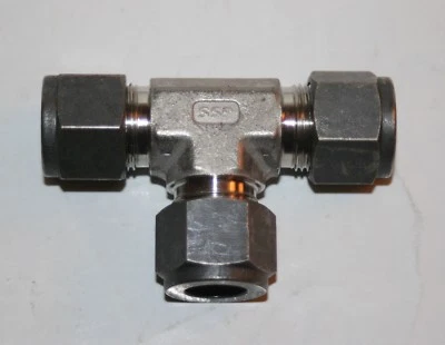 3/8 Tube 316ss Union Tee Fitting SSP Unilok ISSU6UT - Image 1 of 2