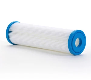 Filtro de agua plisado para sedimentos para toda la casa, lavable y reutilizable, 2,5"" x 10", 5 μm - Imagen 1 de 3