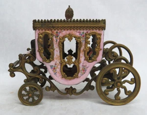 ANTIGUO ENTRENADOR CENICIENTA AUSTRIACO BRONCE Y ESMALTE - Imagen 1 de 13