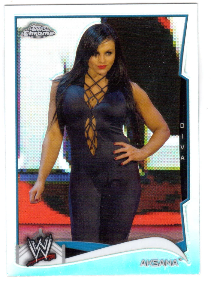2014 TOPPS CHROME #54 AKSANA DIVAS REFRACTOR - Image 1 of 1