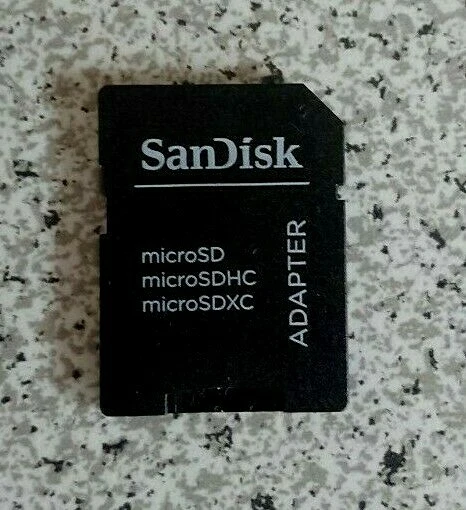 SanDisk Adapter micro SD auf SD - microSD / microSDHC / microSDHX - Bild 1 von 1