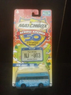 Matchbox Across America 50th Birthday New Jersey NJ-003 IKARUS COACH ~ trl8#16 - Image 1 of 2