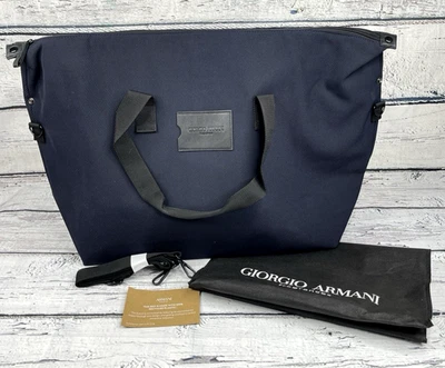 Bolso de Lona Giorgio Armani Azul Marino Foto 1 de 4