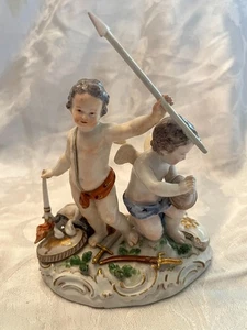 ANTIQUE MEISSEN FIGURAL GROUP XRARE MUST SEE - Picture 1 of 15