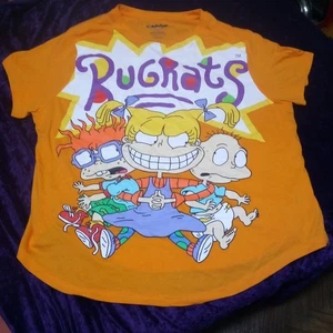 Rugrats 2 XL T shirt Orange Nickelodeon 2020 Nice! - Picture 1 of 7