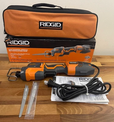 RIDGID R3031 One-Handed Orbital Reciprocating Saw New with 1 New Ridgid Blades - Image 1 of 4