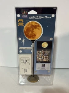 2004 Lemax Carole Towne Collection Adjustable 12" LIGHTED VILLAGE MOON Christmas - Picture 1 of 3