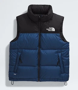 The North Face • 96 Retro Nuptse 700 Down Puffer Insulated Vest • Blue • Medium - Picture 1 of 6
