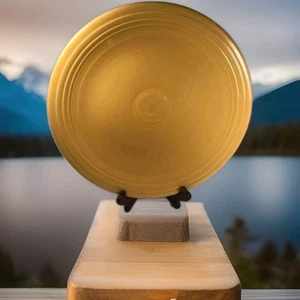 Plato/plato picadora vintage Fiesta Ware amarillo 14" - Imagen 1 de 3