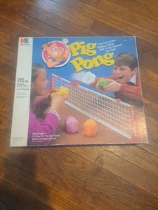 Juego PIG PONG 1986 Milton Bradley NO Completo Usado Raro Hecho en EE. UU. - Imagen 1 de 23