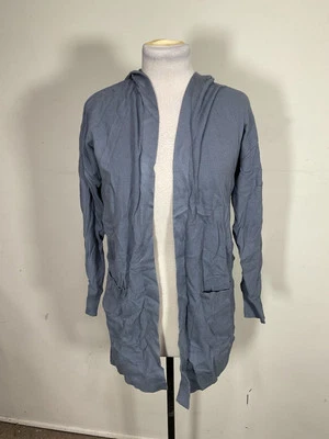 Cárdigan de manga larga azul polvoriento de moda para mujer talla S  Foto 1 de 4