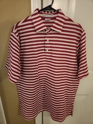 Camisa Polo Martin Rayas Talla Grande, Roja y Rosa Foto 1 de 4