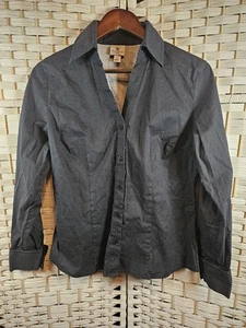 Worthington Damen Button-Down gepunktetes Hemd Gr. 10 Preppy Arbeit Karriere Büro - Bild 1 von 12