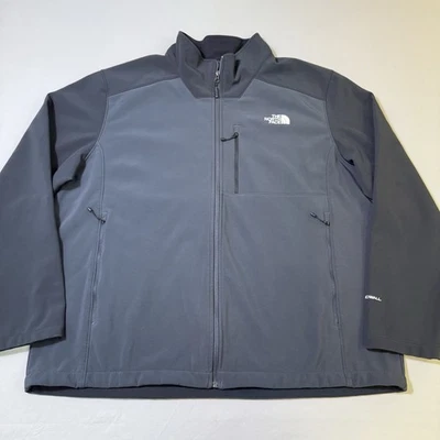 The North Face Apex Bionic Jacket Mens XXL Black Fleece Lined Windwall Hiking - Image 1 of 4