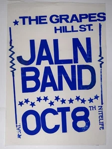 JALN Band Original Poster Nitelife Gig The Grapes Hill St Birmingham circa 1977 - Picture 1 of 12