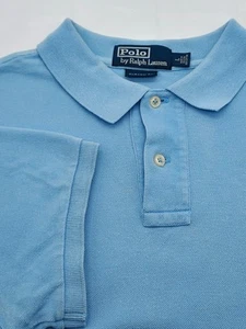 Polo Brooks Brothers Performance uomo L blu vestibilità personalizzata 100% cotone logo - Foto 1 di 8
