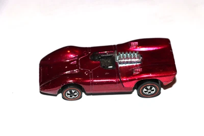 VINTAGE HOT WHEELS REDLINE   FERRARI 312P US ROSE RED  NICE CAR - Image 1 of 4