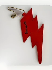 De colección Betseyville Betsey Johnson Rojo Iluminador Llavero Bolso Dije - Imagen 1 de 4