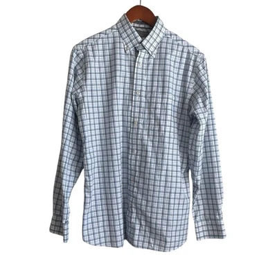 Daniel Cremieux Men Shirt S Plaid Supima Cotton Button Down Office Travel Casual - Image 1 of 4