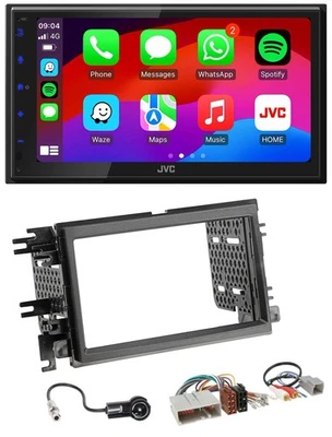 JVC Bluetooth USB MP3 2DIN DAB Autoradio für Ford Mustang F 150 04-09 - Bild 1 von 4