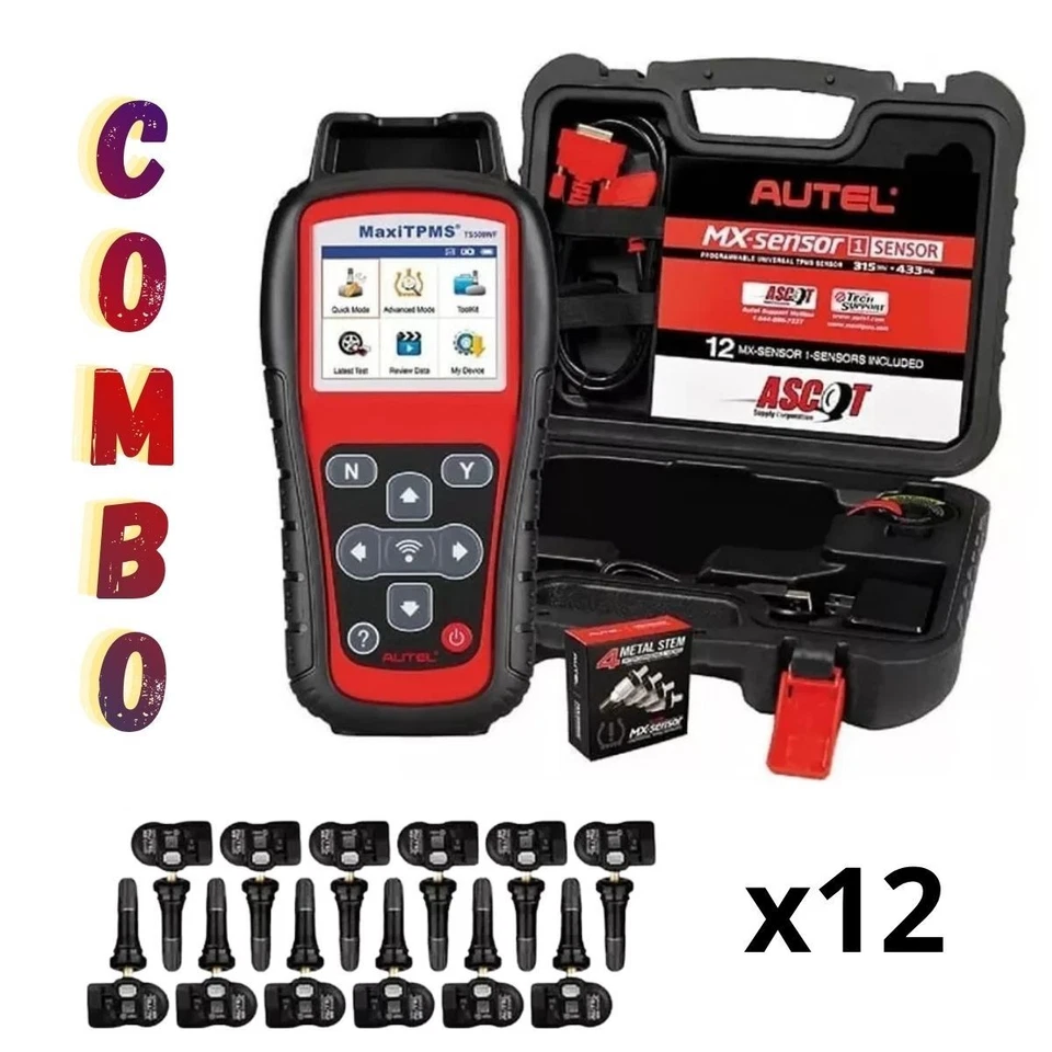 Ascot by Autel MaxiTPMS WiFi Tool + 12 MX-Sensors | TPMS Relearn & Program Kit - Image 1 of 4