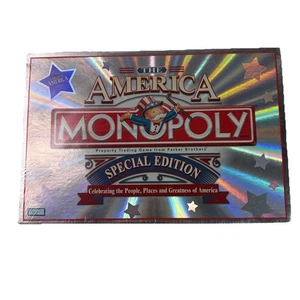 America Monopoly Special Edition 2002 Holographic Box New Sealed Board Game USA - Picture 1 of 7