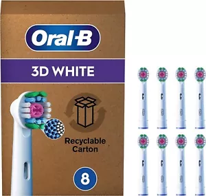 Oral-B Testine Di Ricambio Pro 3D White. 8 Testine - Foto 1 di 6